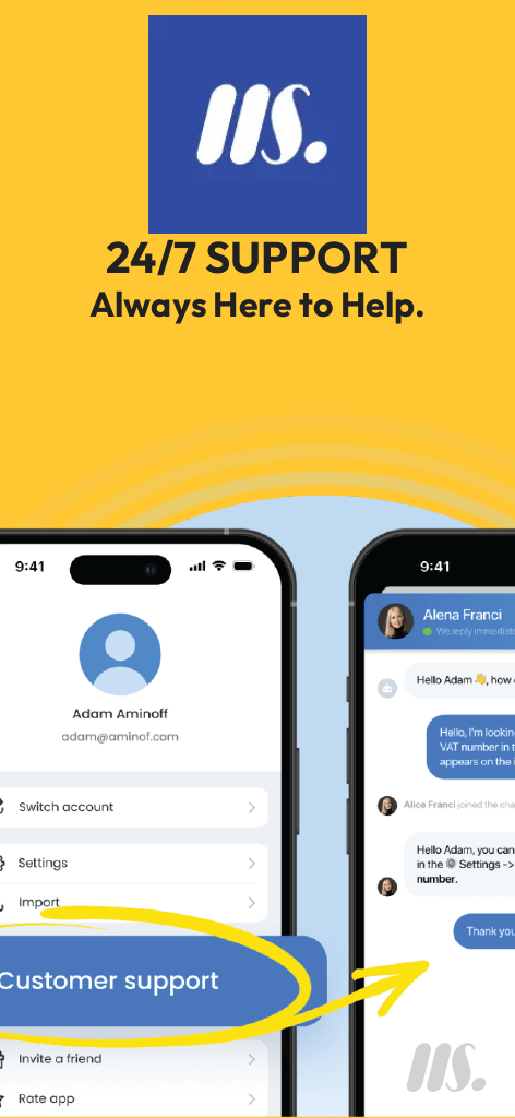 support Screenshot